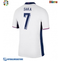 Fotballdrakt Herre England Bukayo Saka #7 Hjemmedrakt EM 2024 Kortermet